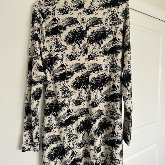 Reformation Artistic Black and White Dress - Picture 2 of 4